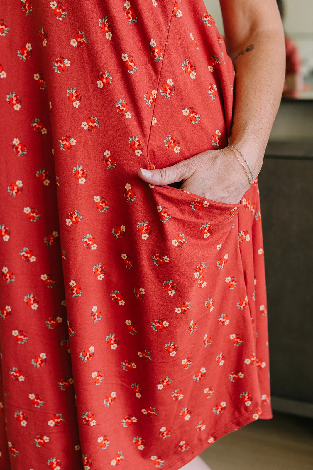 April Dress Spice Floral Bouquet