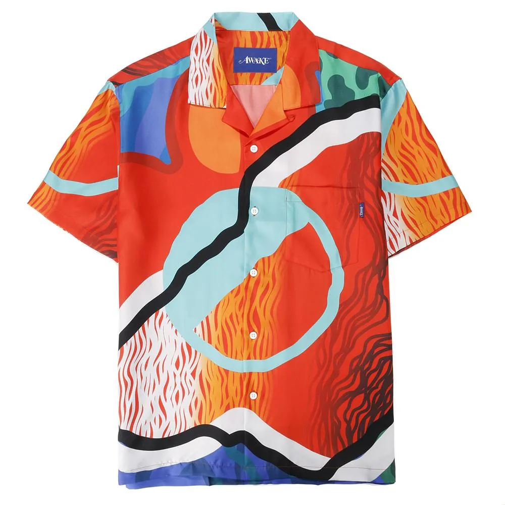 Awake NY x Sam Friedman Silk Camp Shirt / Print