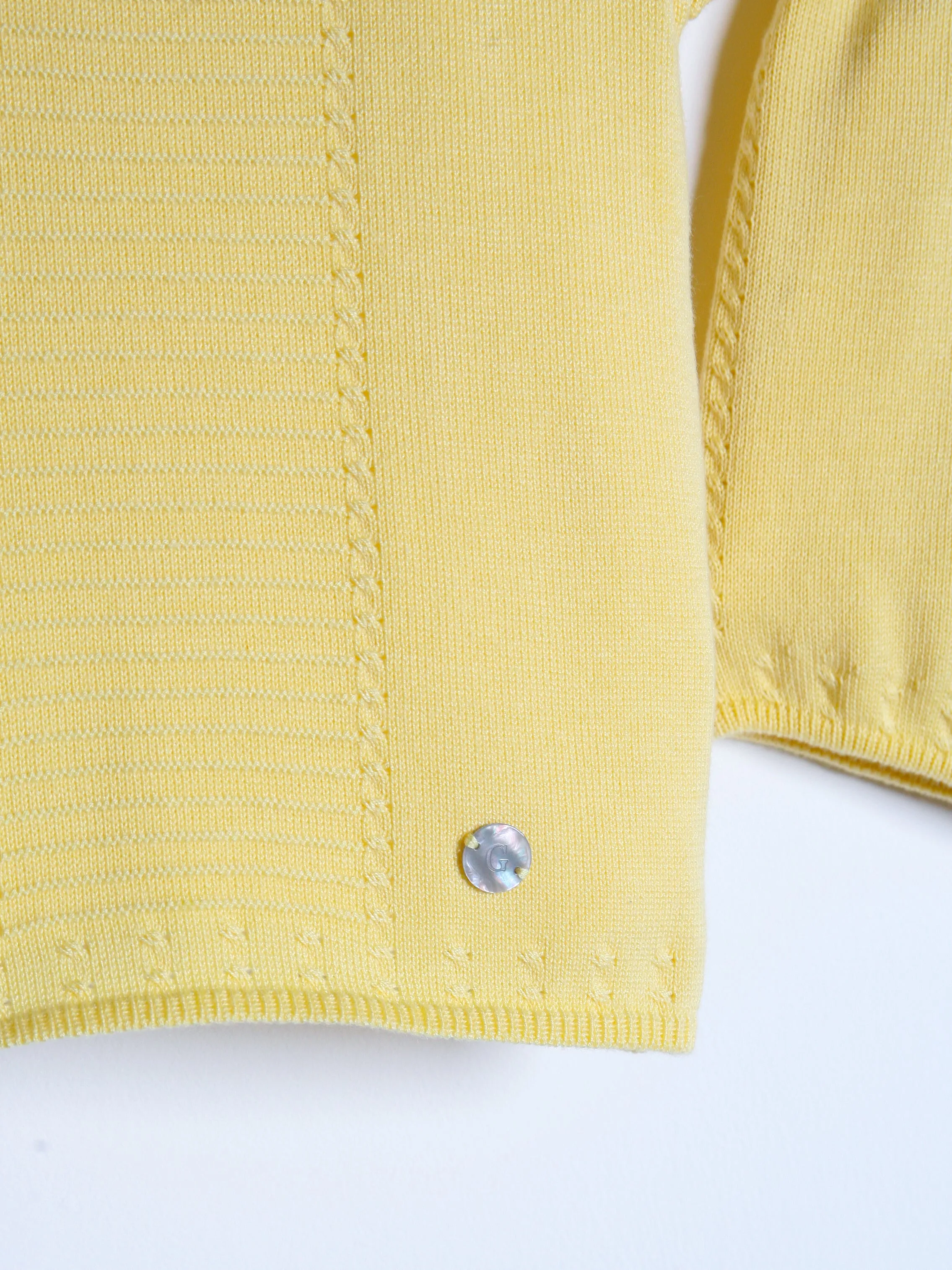Granlei yellow polo collar Short Set