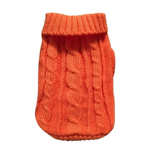 Knitted Turtle Neck Sweater