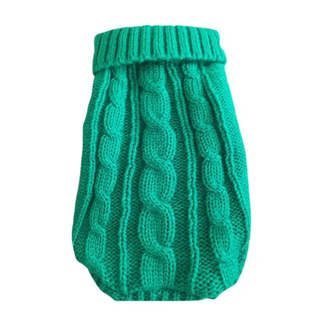Knitted Turtle Neck Sweater