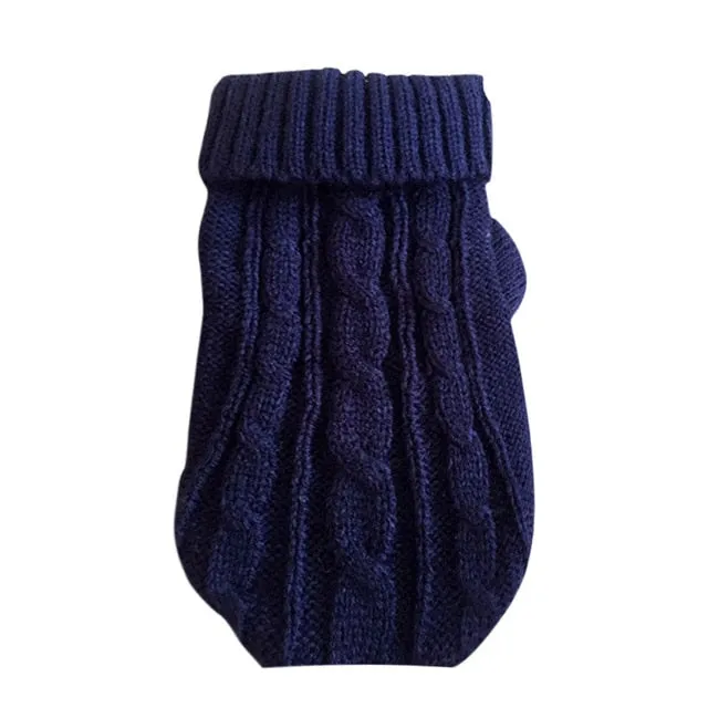 Knitted Turtle Neck Sweater