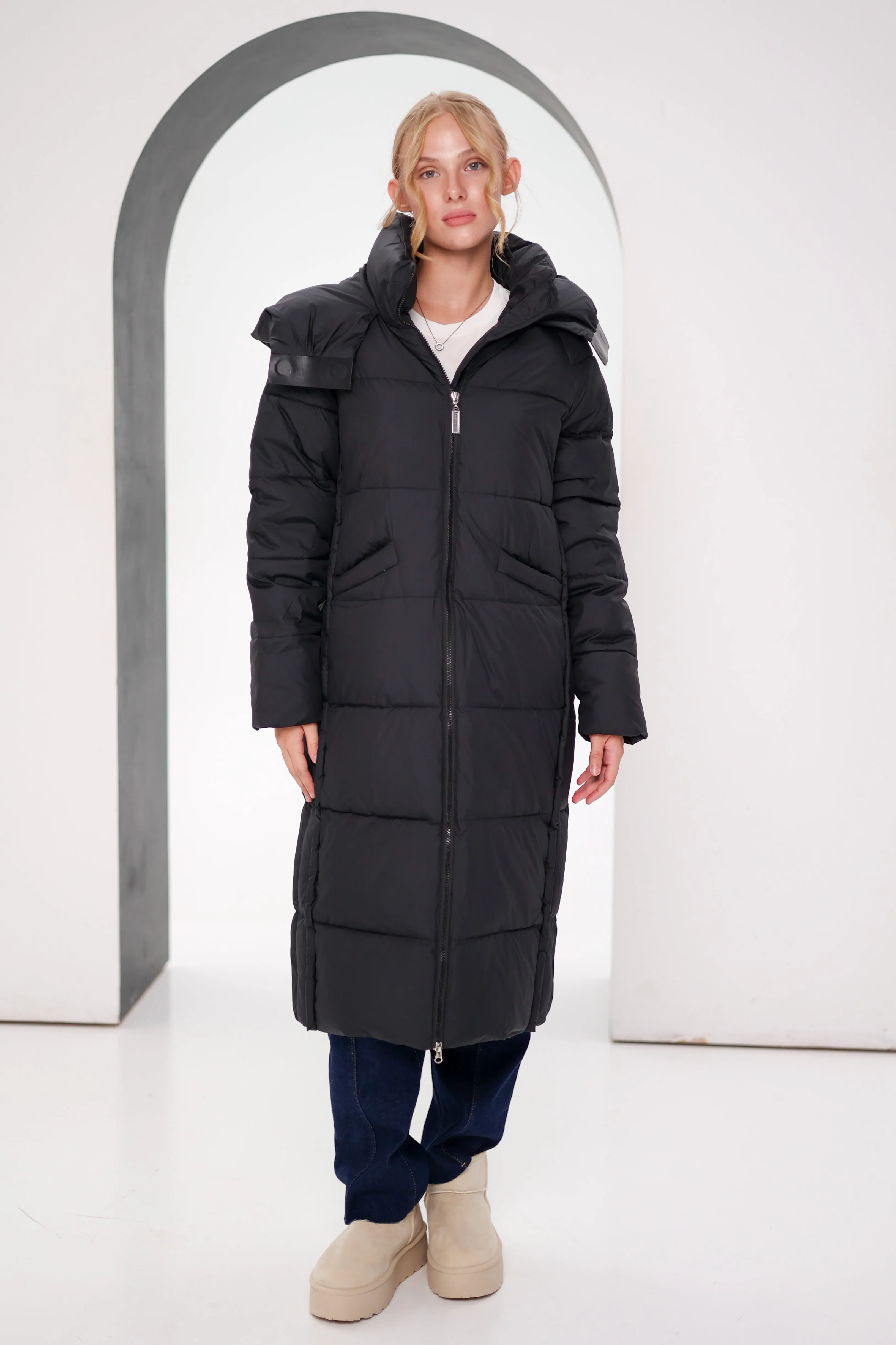 MagnaBio-Based Insulated Hooded Coat