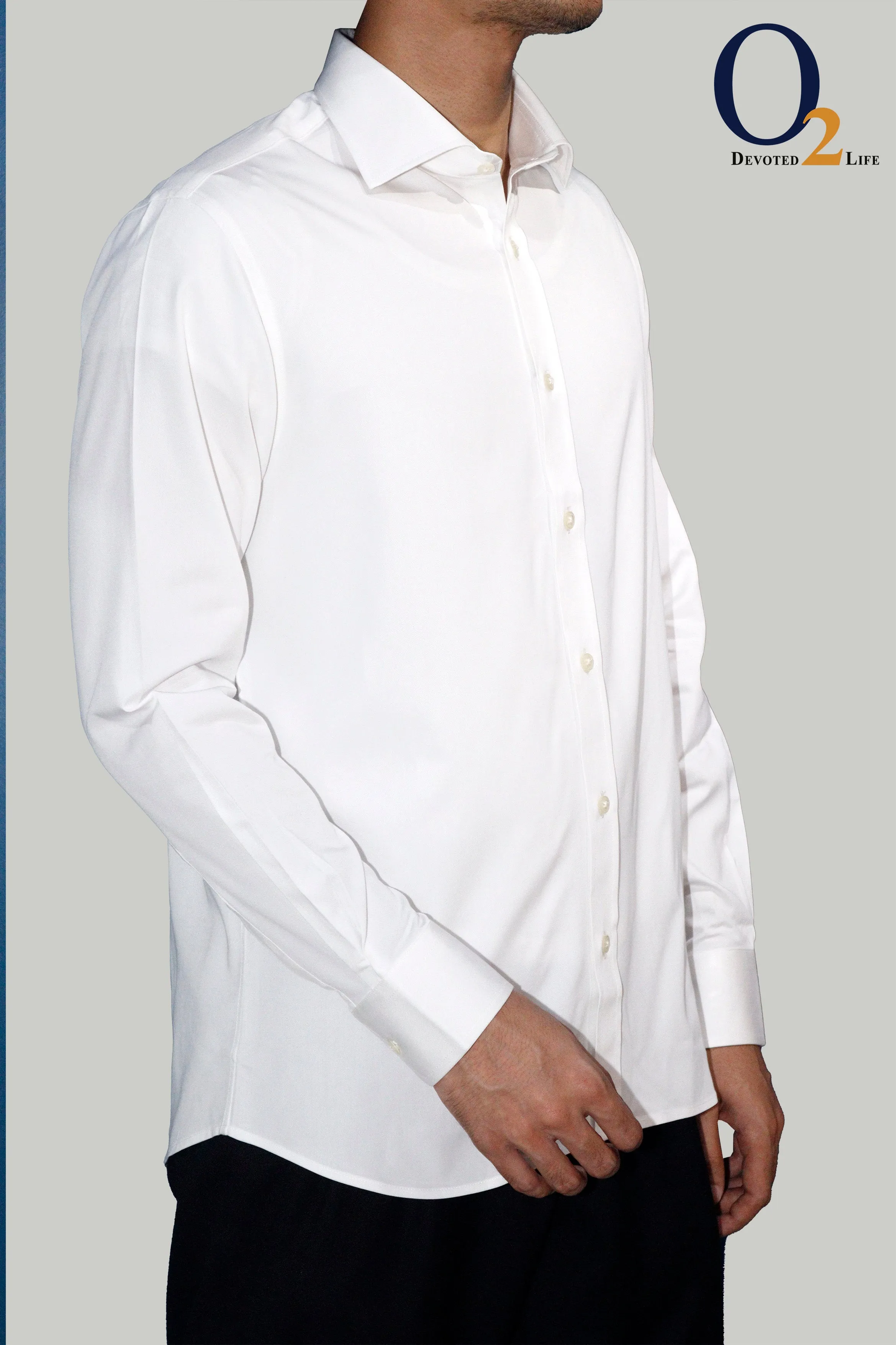 Slimline Oxford Shirt White